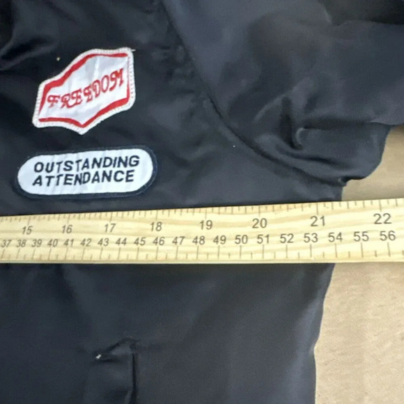 Fu Yu Kai Bomber Flight Jacket‎ Sz M Embroidered Patches Gorpcore StreetWear Y2K - Picture 11 of 13